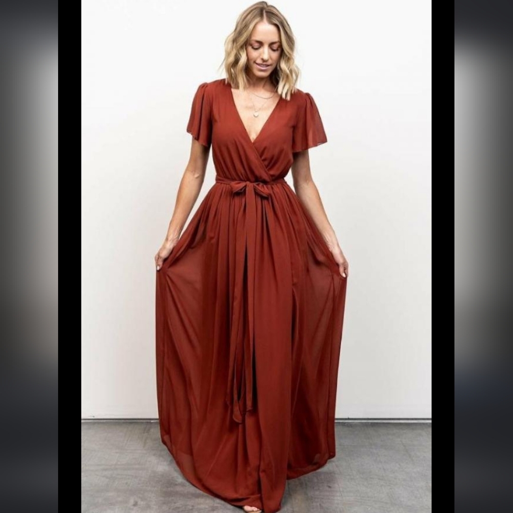 Baltic Born Kristina Maxi Dress  in Brick XL